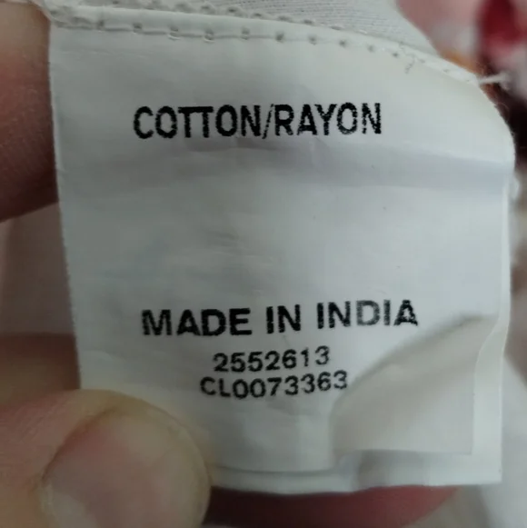 Wayward Fancies eShakti Cap Sleeve V-Neck Midi Dress Size 1X - Picture 7 of 8